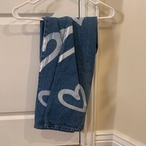 denim heart jeans